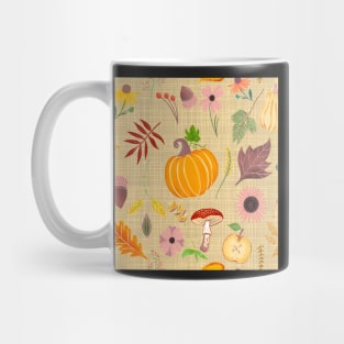 Pumpkin patch pattern Mug